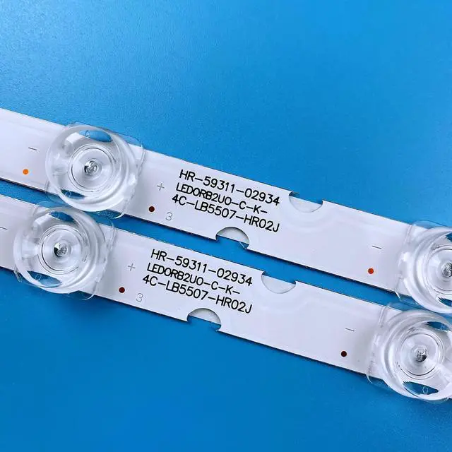 Alt view image 5 of 7 - Led Backlight Strips Replacement for TCL 55'' TV 55S421 55S423 55S425 55D6 55F6 55U3800C 55U3900C 55U5850C 4C-LB5508-HR02J 4C-LB5507-HR02J 4C-LB5508-HR06J 55HR330M07B2 55HR330M08A2