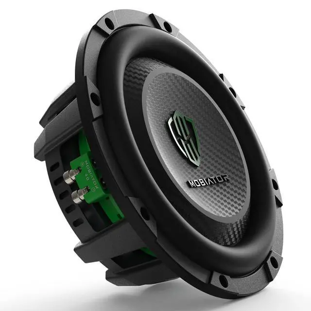 Alt view image 3 of 7 - 10'' Shallow Mount Car Subwoofer Dual 4 Ohm, 1200W Max 300W RMS High Performance Slim Car Audio Subwoofer, 2.5 Inch High Temperature Voice Coil, FS Lower to 32Hz, Update Version, MB-DS104