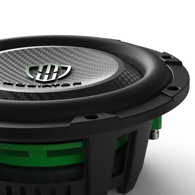 Alt view image 7 of 7 - 10'' Shallow Mount Car Subwoofer Dual 4 Ohm, 1200W Max 300W RMS High Performance Slim Car Audio Subwoofer, 2.5 Inch High Temperature Voice Coil, FS Lower to 32Hz, Update Version, MB-DS104
