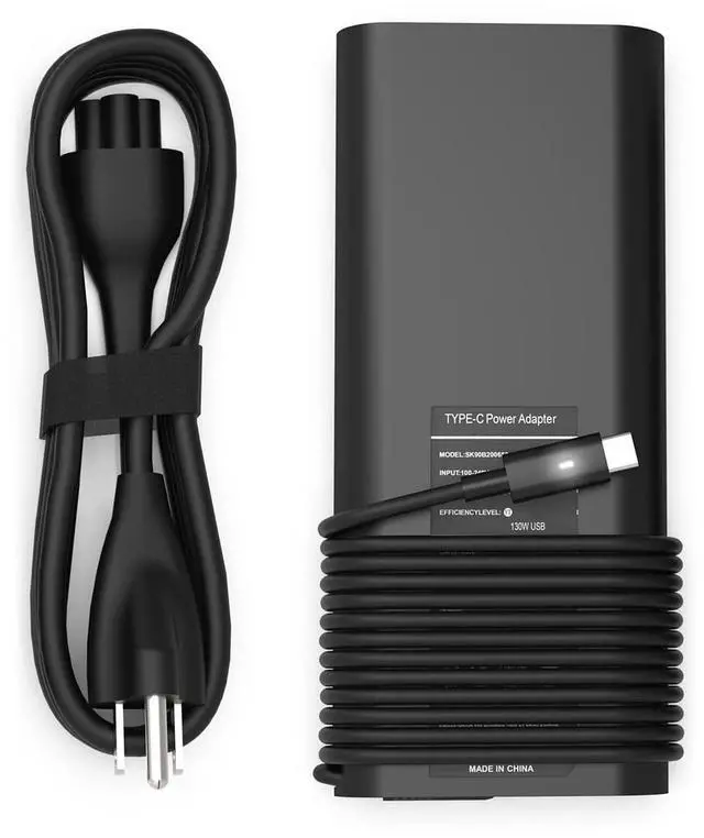 Main image of 130W USB C Type C Adapter Laptop Charger Compatible with Dell XPS 15 2in1 9575 Precision 5530 2in1 5550 5750 3560 3550 3551 Latitude 7410 7310 7210 9410 9510 9575 5420 5520 5510 Power Supply Cord