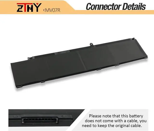 Alt view image 4 of 7 - 68Wh MV07R Laptop Battery Replacement for Dell G5 15 5500 G5 SE 5505 | G3 15 3500 3590 3700 3790 Battery P89F P89F001 P89F002 P89F003 P89F004 JJRRD 0JJRRD 266J9 72WGV W5W19 PN1VN M4GWP 15.2V 4Cell