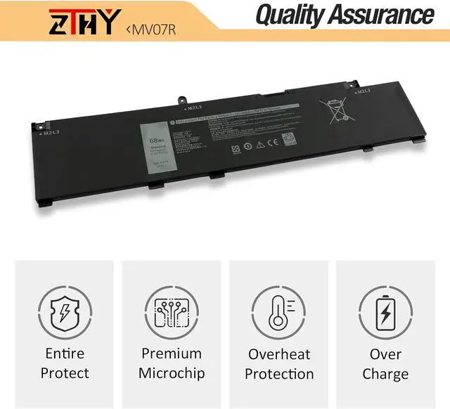 Alt view image 5 of 7 - 68Wh MV07R Laptop Battery Replacement for Dell G5 15 5500 G5 SE 5505 | G3 15 3500 3590 3700 3790 Battery P89F P89F001 P89F002 P89F003 P89F004 JJRRD 0JJRRD 266J9 72WGV W5W19 PN1VN M4GWP 15.2V 4Cell