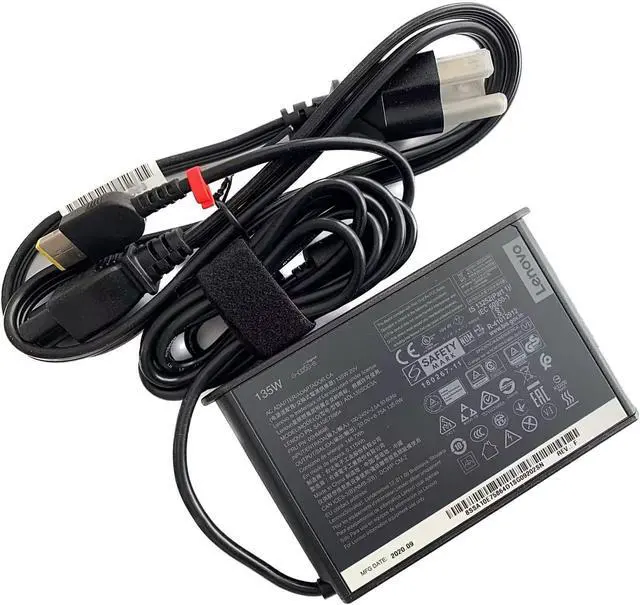 Alt view image 2 of 4 - 135W Yellow Slim Tip ADL135SDC3A AC Adapter for ThinkPad P1 20MD 20ME ThinkPad X1 Extreme 20MG G510 G5005 Y50-70 Y50P-70 Y520-15 Y700-14 Y700-17 Y70-70