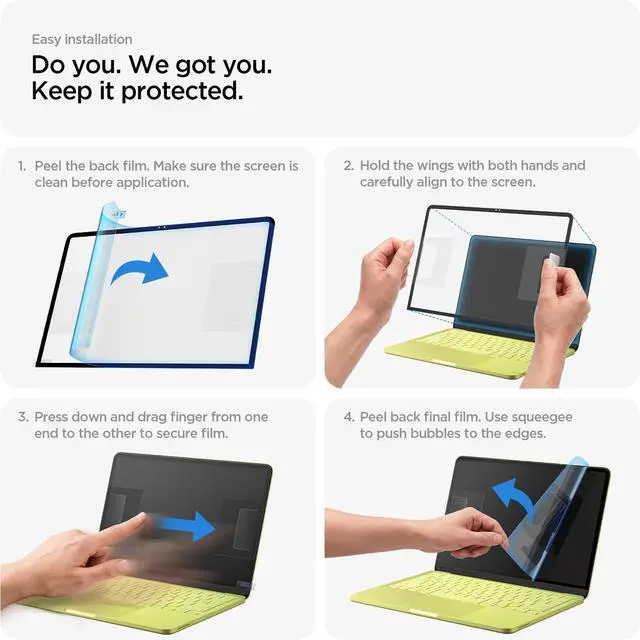 Alt view image 7 of 7 - Tempered Glass Screen Protector GlasTR Slim for Macbook Neo | 9H+ Tempered glass, Scratch resistance, GlasTR Slim, Lab-tested 100% clarity, Precise cutout, Case-friendly, 1Pack