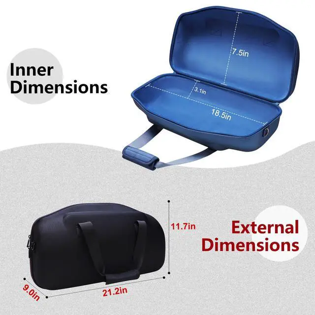 Alt view image 2 of 7 - Case for JBL Boombox 4 Most Powerful Portable Waterproof Speaker Black | Hard Carrying Travel Case for JBL Boombox 4 Most Powerful Portable Waterproof Speaker