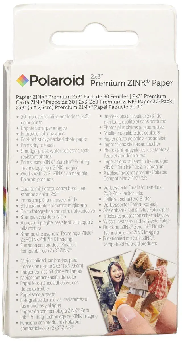 Alt view image 2 of 4 - 2x3-Inch Premium ZINK Photo Paper for Snap / Snap Touch / Z2300 / SocialMatic Instant Cameras / Zip Instant Pr