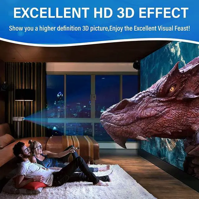 Alt view image 3 of 7 - RF 3D Glasses, Active Shutter RF 3D Glasses Rechargeable Suitable for RF 3D TV Projectors, RF 3D Eyewear for Sony Epson Toshiba Sharp, Compatible with TDG-BT500A, SSG-5100GB, AN3DG40