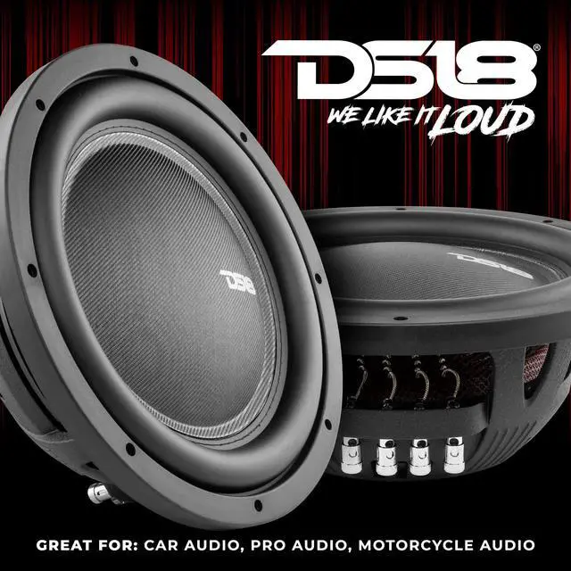 Alt view image 3 of 7 - IXS10.4D Shallow Car Subwoofer - 10" 1000W MAX Power, 500W RMS, Dual Voice Coil, 4+4 Ohms Impedance (1 Speaker)