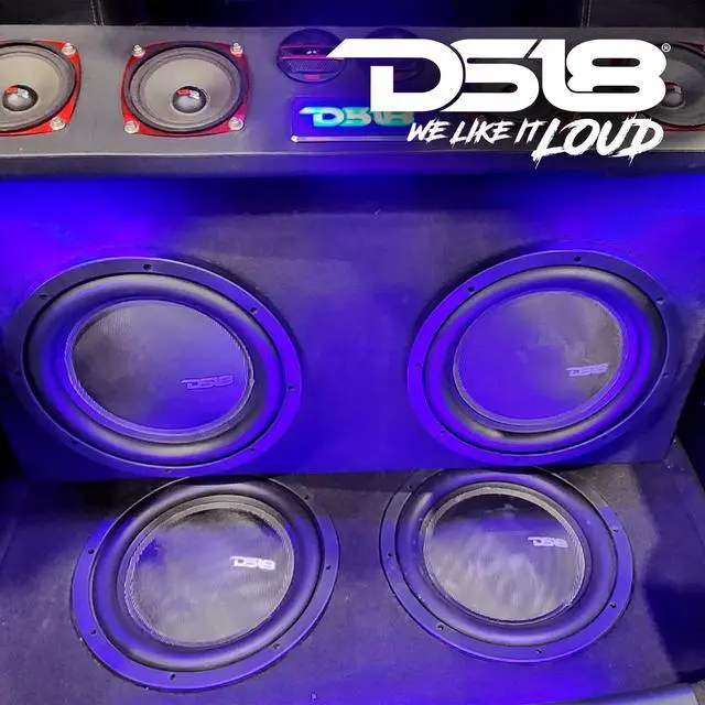 Alt view image 4 of 7 - IXS10.4D Shallow Car Subwoofer - 10" 1000W MAX Power, 500W RMS, Dual Voice Coil, 4+4 Ohms Impedance (1 Speaker)