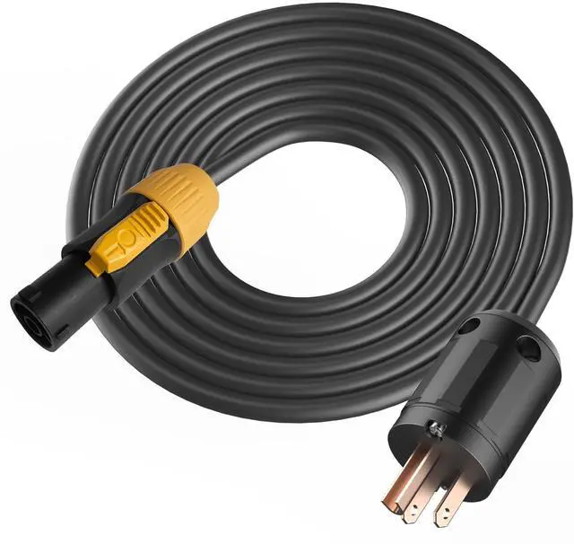 Main image of 12AWG PowerCon True CableNEMA5-15P to SAC3FX PowerCon True-10FT | P65 Profeesional Hand-Built for LED Screen Beam Moving Head Light, Stage Light Power,Audio Video Equipment and More
