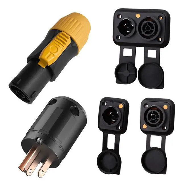 Alt view image 7 of 7 - 12AWG PowerCon True CableNEMA5-15P to SAC3FX PowerCon True-10FT | P65 Profeesional Hand-Built for LED Screen Beam Moving Head Light, Stage Light Power,Audio Video Equipment and More