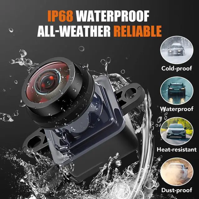 Alt view image 3 of 7 - Rear View Backup Camera for 2011 2012 2013 2014 Dodge Charger Chrysler 300 | Night Vision, Wide-angle, Parking Assist Reverse Camera Plug-and-Play Replaces# 56054058AD, 56054058AF, 56054058AE