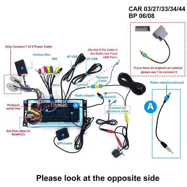 Alt view image 7 of 7 - 5GWiFi Radio for Dodge Challenger Avenger 2008-2014, Liberty Ram 1500/2500/3500 2009-2012, Charger 2008-2010, Town & Country 2008-2016, 7inch Car Stereo Touchscreen Carplay Android Auto GPS FM Camera