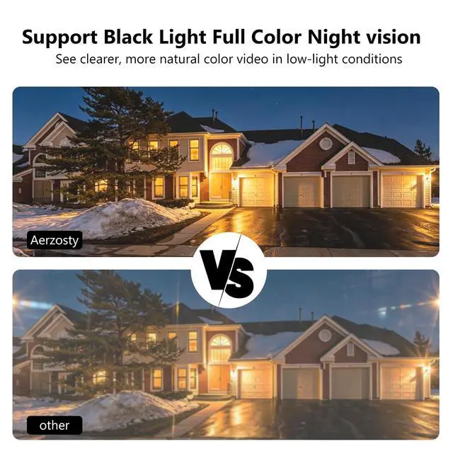 Alt view image 2 of 7 - (2 Pack) 2K 3MP Window Camera with Night Vision, 5GHz & 2.4GHz WiFi Indoor Camera for Home Security, Anti-Glare Design, Motion/Human Detection, Easy & Quick Setup, 24/7 Recording