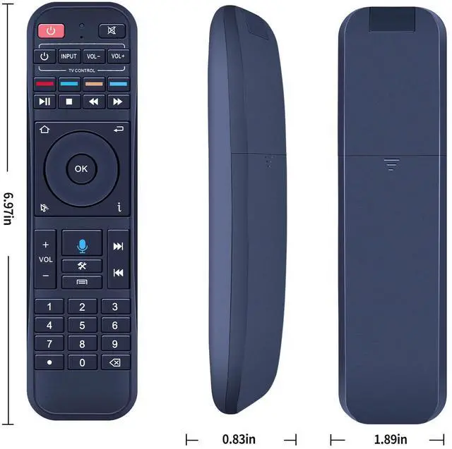 Alt view image 2 of 4 - Replacement Voice Remote for Super Box S7 Pro/Max/Ultra/ S7 Prime 2026 | Voicae Control, Easy Pairing, Fast Response, Stable Signal