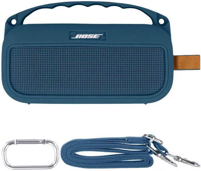 Main image of Silicone Cover Case for Bose SoundLink Flex Portable Speaker 2nd Gen | Scratch-resistant, Unhindered Sound, Silicone Construction, Portable Carrying Silicone Cover, Twilight Blue Silicone Cover