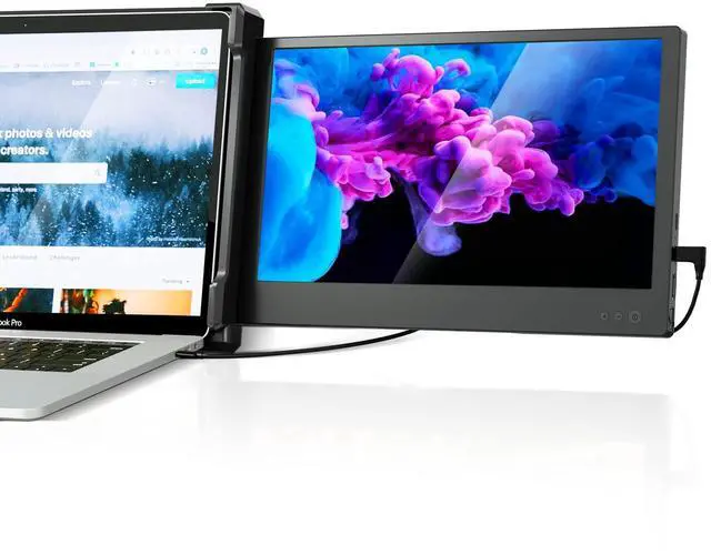 Main image of Portable Monitor for Laptop Screen Extender Dual Monitor 12 Inch FHD 1080P IPS Display USB-A/Type-C/HDMI/Speakers for 13-16 Inch Computer Mac Windows Phone