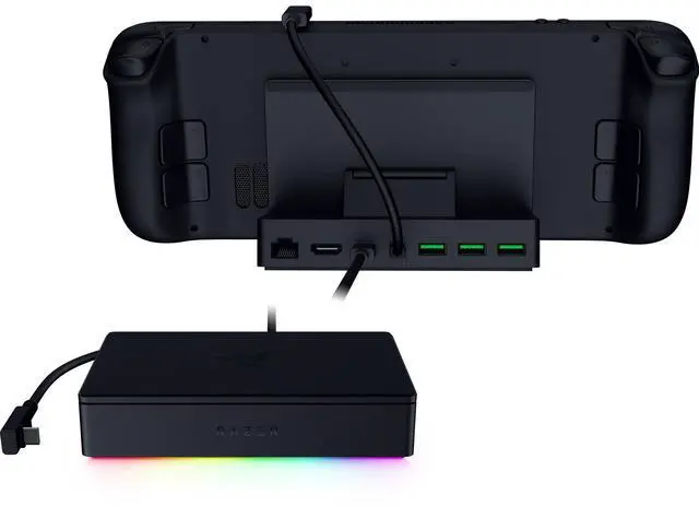 Main image of Handheld Dock Chroma, Charging Hub & Expand Connectivity, 100W | For Mobile Gaming & Tablets, Compatible with iPhone 16, Steam Deck, ROG Ally, Switch & More, USB-C, USB-A (3), HDMI, GbE