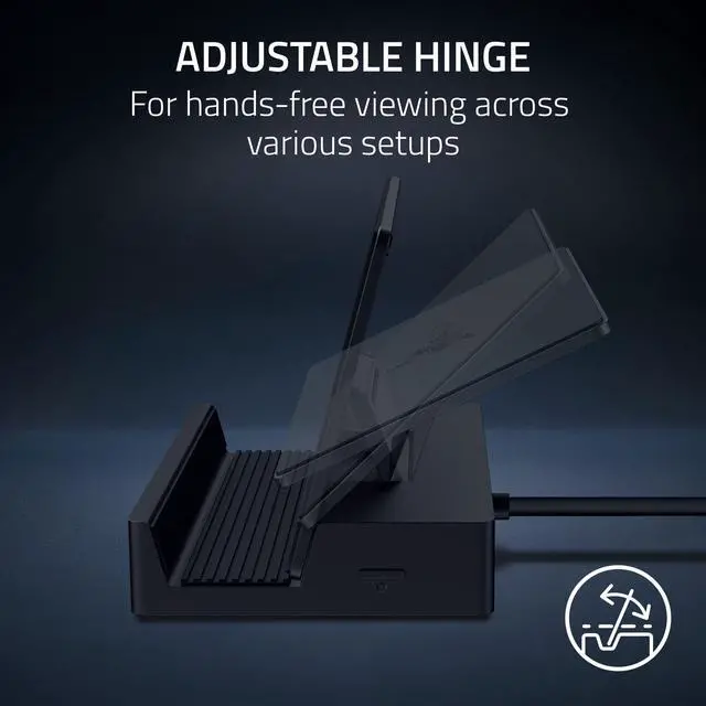 Alt view image 3 of 7 - Handheld Dock Chroma, Charging Hub & Expand Connectivity, 100W | For Mobile Gaming & Tablets, Compatible with iPhone 16, Steam Deck, ROG Ally, Switch & More, USB-C, USB-A (3), HDMI, GbE
