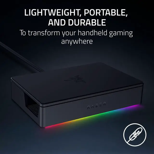 Alt view image 4 of 7 - Handheld Dock Chroma, Charging Hub & Expand Connectivity, 100W | For Mobile Gaming & Tablets, Compatible with iPhone 16, Steam Deck, ROG Ally, Switch & More, USB-C, USB-A (3), HDMI, GbE