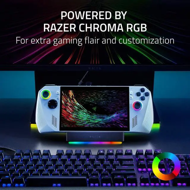 Alt view image 6 of 7 - Handheld Dock Chroma, Charging Hub & Expand Connectivity, 100W | For Mobile Gaming & Tablets, Compatible with iPhone 16, Steam Deck, ROG Ally, Switch & More, USB-C, USB-A (3), HDMI, GbE