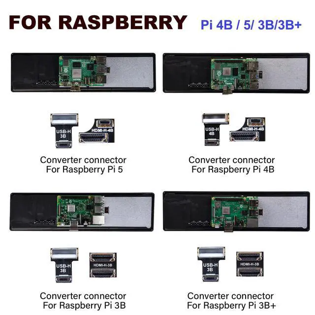 Alt view image 4 of 7 - 11.26 inch 1920x440 HDMI LCD Capacitive Touch Screen for Raspberry Pi 5/4B/3B+/3B