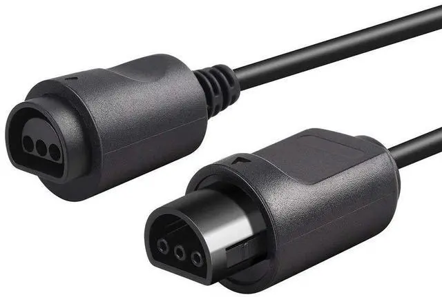 Alt view image 2 of 7 - N64 Extension Cables for Nintendo N64 64 Controller (4 Packs)