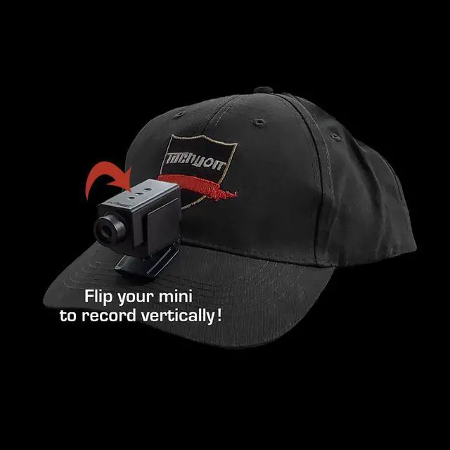 Alt view image 3 of 7 - Mini Action Camera with Built-in 64GB and WiFi, 2K or 4K Video Resolution, Auto-Stop, Hat Cam, Helmet Cam, Cap Mounted Video Camera for USPSA, IPSC, IDPA, Practical Shooting