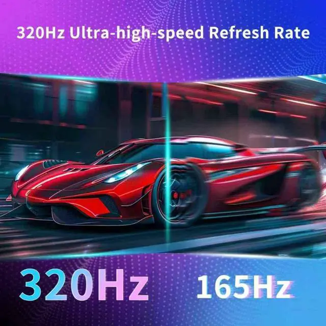 Alt view image 4 of 7 - 27 Inch Gaming Monitor 320Hz/300Hz/240Hz,QHD2560X1440 Fast IPS,Adaptive FreeSync,90% DCI-P3,HDR400 Support,ErgoStand 2XDP1.4&2XHDMI2.1,P273B