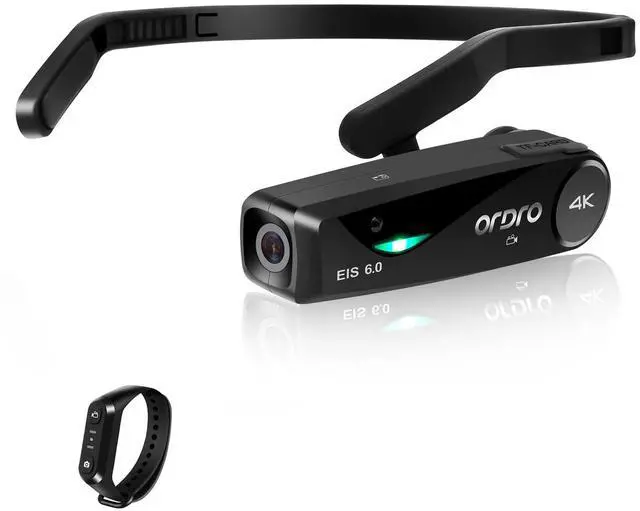 Main image of EP6 Plus Head Mounted Camera 4K Video Camcorder, Wearable Video Camera UHD 1080P 60FPS Hands-Free Vlog Camera with WiFi APP Control, EIS 6.0 Anti-Shake, Smart Remote