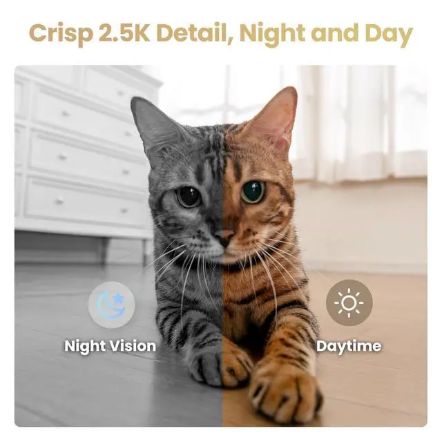 Alt view image 5 of 7 - Air 2S Mobile Robot Camera: 2.5K FamilyBot with Two-Way Video | Whole-Home Mobility, Custom Facial Image, Auto-Recharge, Night Vision, Long Distance Gift for Family/Pets