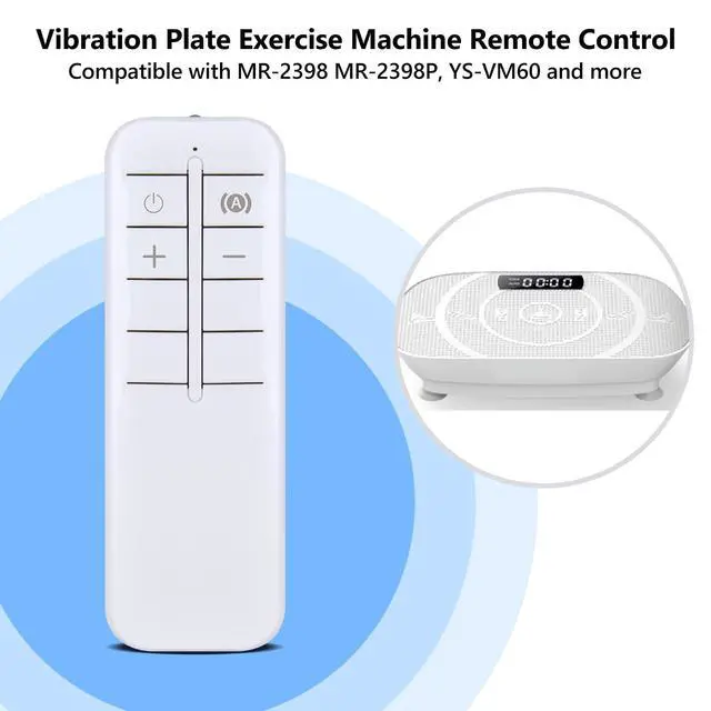 Alt view image 2 of 6 - Replacement for MERACH Vibration Plate Exercise Machine MR-2398 MR-2398P Remote Control, for YESOUL YS-VM60, for ZENACTIVE Vibration Plate