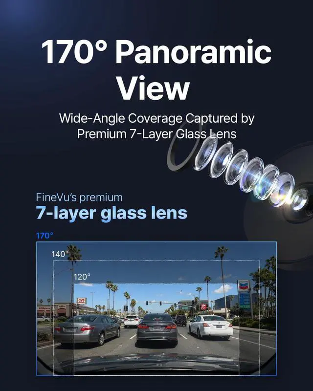 Alt view image 5 of 7 - LX4K True 4K Dual Dash Cam Front and Rear, SRTARVIS 2, 128GB SD Card | IMX678, 3.5 IPS Touch, Monthly Updated Speed Camera Alerts, ADAS, Night Vision, Engineered & Made in Korea