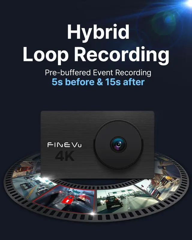 Alt view image 6 of 7 - LX4K True 4K Dual Dash Cam Front and Rear, SRTARVIS 2, 128GB SD Card | IMX678, 3.5 IPS Touch, Monthly Updated Speed Camera Alerts, ADAS, Night Vision, Engineered & Made in Korea