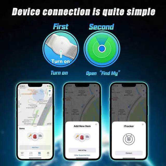 Alt view image 7 of 7 - GPS Tracker for Kids, Teen, Special Needs, Elderly - Real-Time Mini Locator Watch Band - No Monthly Fee - Hidden Tracking Device for iOS