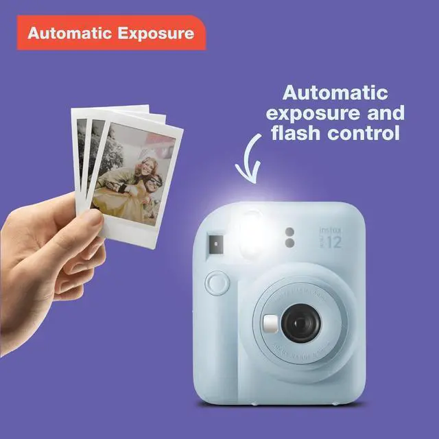 Alt view image 3 of 7 - Instax Mini 12 Instant Camera - Olive Green