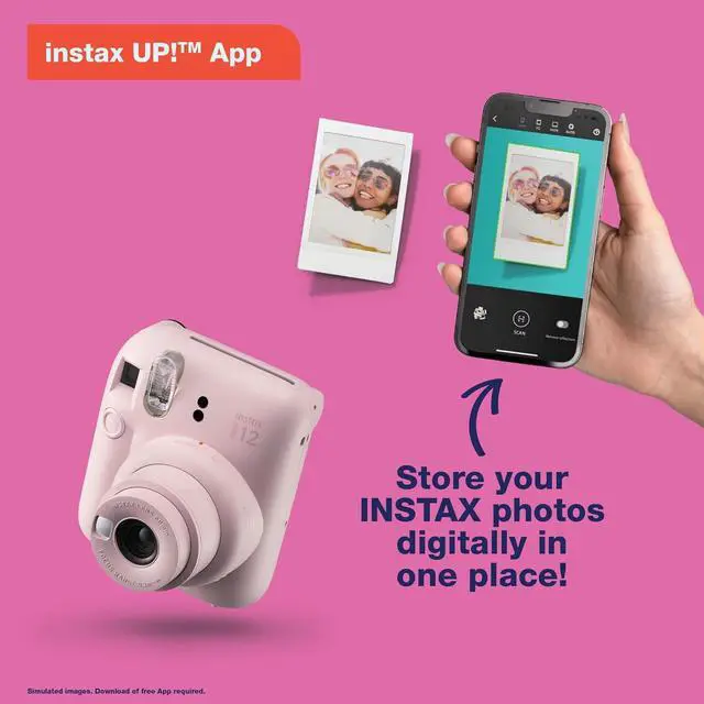 Alt view image 5 of 7 - Instax Mini 12 Instant Camera - Olive Green