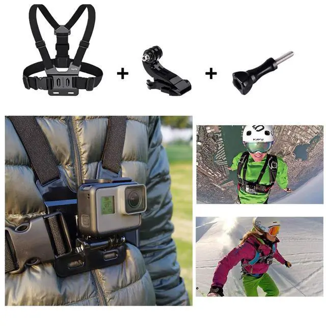 Alt view image 2 of 6 - Accessories Kit Compatible for Gopro Mission Gopro Hero 13/Hero12/11/10/9/8/7/6/5/4/3/2/Session gopro Max2 Gopro Fusion DJI Action 6/5pro/5/4/3, Insta360 X5/X4, AKASO Action Camera Accessories