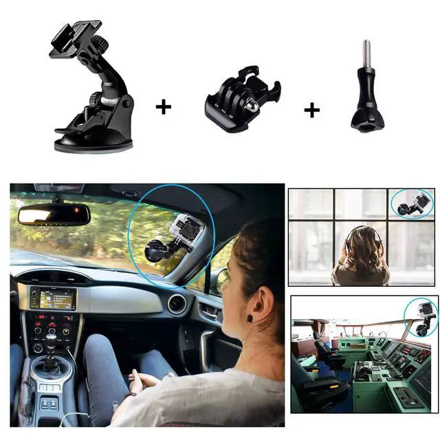 Alt view image 4 of 6 - Accessories Kit Compatible for Gopro Mission Gopro Hero 13/Hero12/11/10/9/8/7/6/5/4/3/2/Session gopro Max2 Gopro Fusion DJI Action 6/5pro/5/4/3, Insta360 X5/X4, AKASO Action Camera Accessories