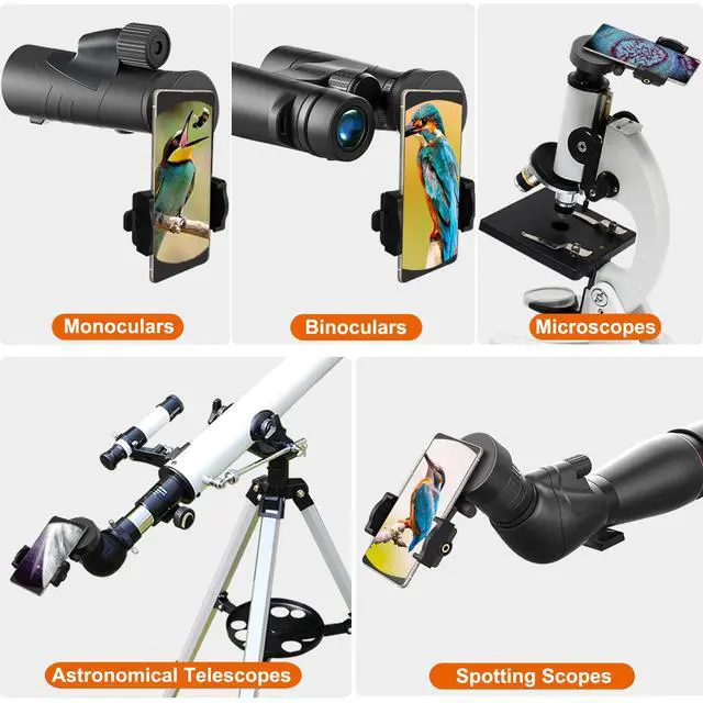 Alt view image 6 of 6 - Universal Phone Adapter - Capture Stunning Moments with Your Smartphone Through Binoculars, Monoculars, Scopes, Telescopes, and Microscopes - Fits Most Smartphones
