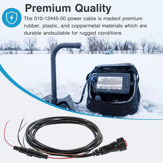 Alt view image 6 of 6 - 010-12445-00 Power/Data Cable Threaded 4-pin for Garmin,6 feet | Replacement part 010-12445-00,fits echoMAP Chirp/Plus UHD/GPSMAP/Panoptix.Threaded 4-pin,6ft,durable.Panoptix Upgrade