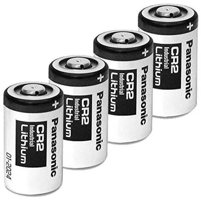 Main image of CR2 Lithium Battery, Photo Lithium,3V Batteries for Mini 25/ Mini 50 /Mini 50S/ Mini 55 Pivi MP-100 & SP-1- Silver (Pack of 4)