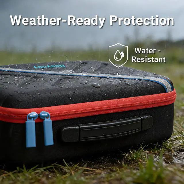 Alt view image 4 of 6 - Carrying Case Compatible with Starlink Mini, Custom-Fit Interior | Water-resistant Satellite Dishes Travel Case Compatible with Starlink Mini & Accessories, Shockproof Bag for RV and Camping