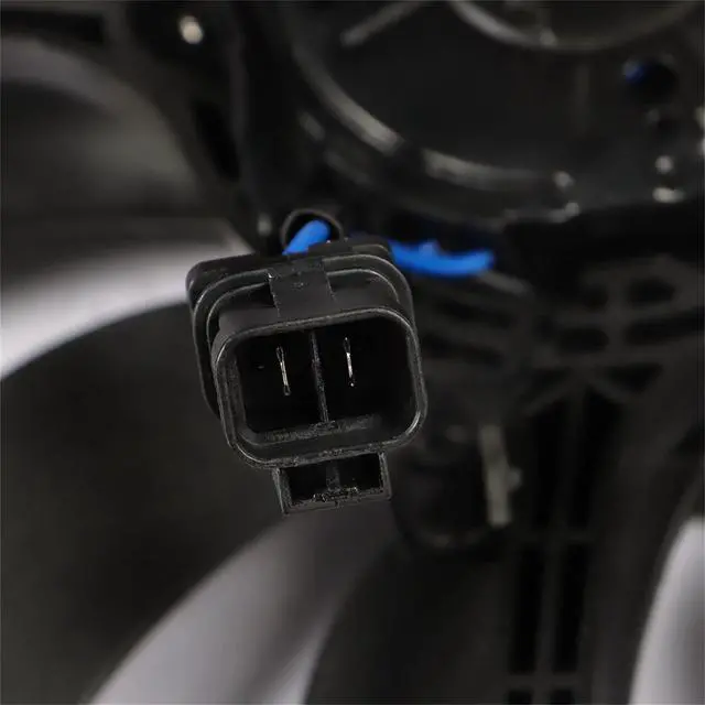 Alt view image 6 of 6 - NI3115143 Radiator Cooling Fan Assembly Replacement for 2012 2013 2014 2015 2016 2017 2018 Versa/Versa Note 214819KK0A 214813AB3A