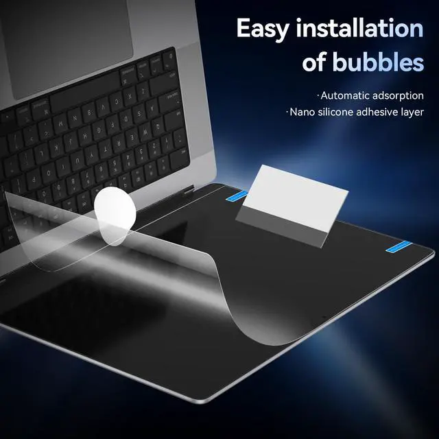 Alt view image 6 of 6 - 360° Laptop Privacy Screen 14 Inch for 16:10 Computer, 14" Monitor 4 Way Privacy Anti Glare Protector Blue Light Filter Shield Film Compatible with Lenovo/Hp/Dell/Acer/Asus/Thinkpad/Envy/Toshiba