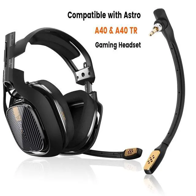 Alt view image 2 of 6 - A40 Mic, Microphone for Astro A40, A40 TR Gaming Headsets, Black | Noise Cancelling 3.5mm Mic for PS5, PS4, Xbox One, PC, Mac, Phone