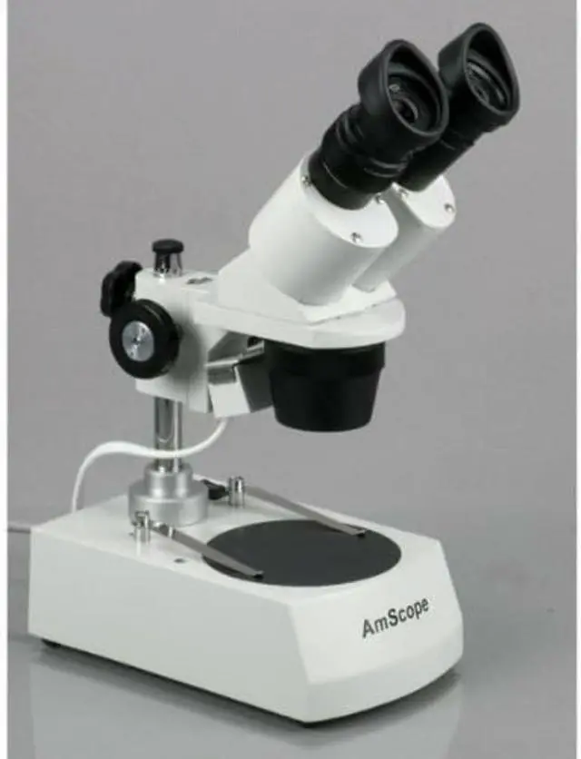 Alt view image 3 of 5 - SE305R-PZ Forward Binocular Stereo Microscope, WF10x and WF20x | 10X-60X Magnification Range DIN Standard RMS 20.32mm Thread 160mm Finite Tube Length Compatible