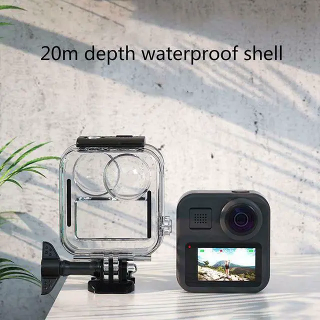 Alt view image 4 of 6 - Touchscreen Waterproof Housing Case for GoPro MAX 360 Diving Protection Underwater Dive Cover for Go Pro Max Camera Accessories