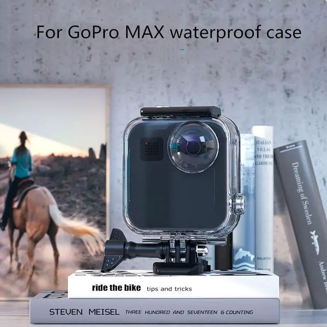 Alt view image 5 of 6 - Touchscreen Waterproof Housing Case for GoPro MAX 360 Diving Protection Underwater Dive Cover for Go Pro Max Camera Accessories