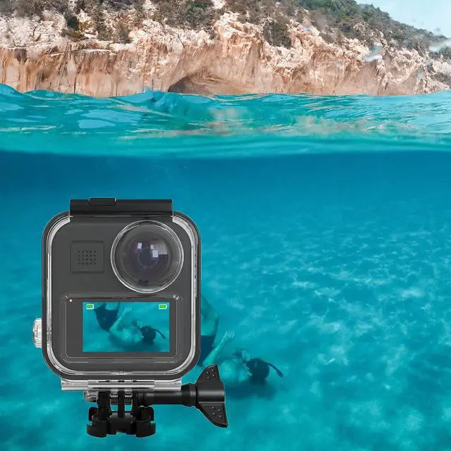 Alt view image 6 of 6 - Touchscreen Waterproof Housing Case for GoPro MAX 360 Diving Protection Underwater Dive Cover for Go Pro Max Camera Accessories